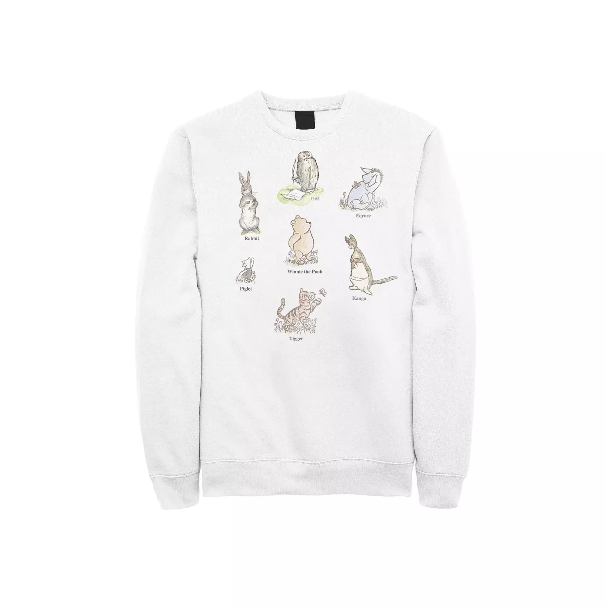 Disney's Winnie The Pooh Men's Classic Fleece Sweatshirt,  Product Image