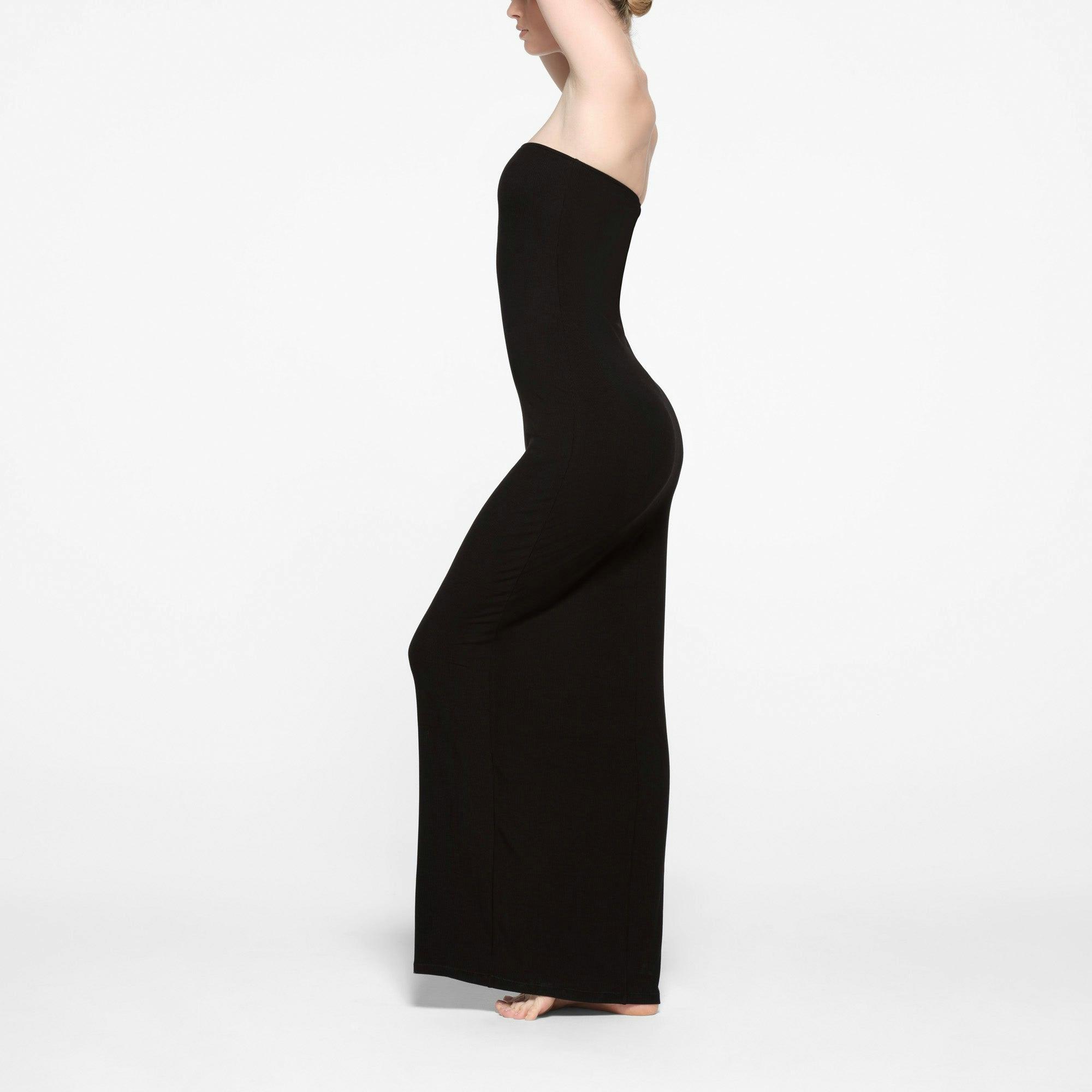 SOFT LOUNGE TUBE DRESS | ONYX Product Image