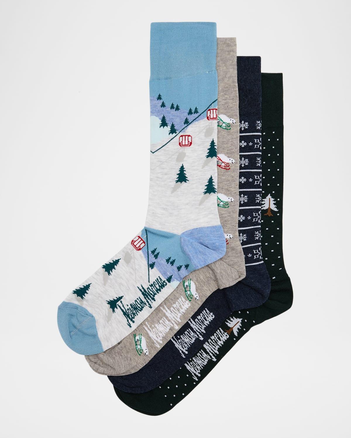 Men's Ski Box 4-Pack Crew Socks Product Image