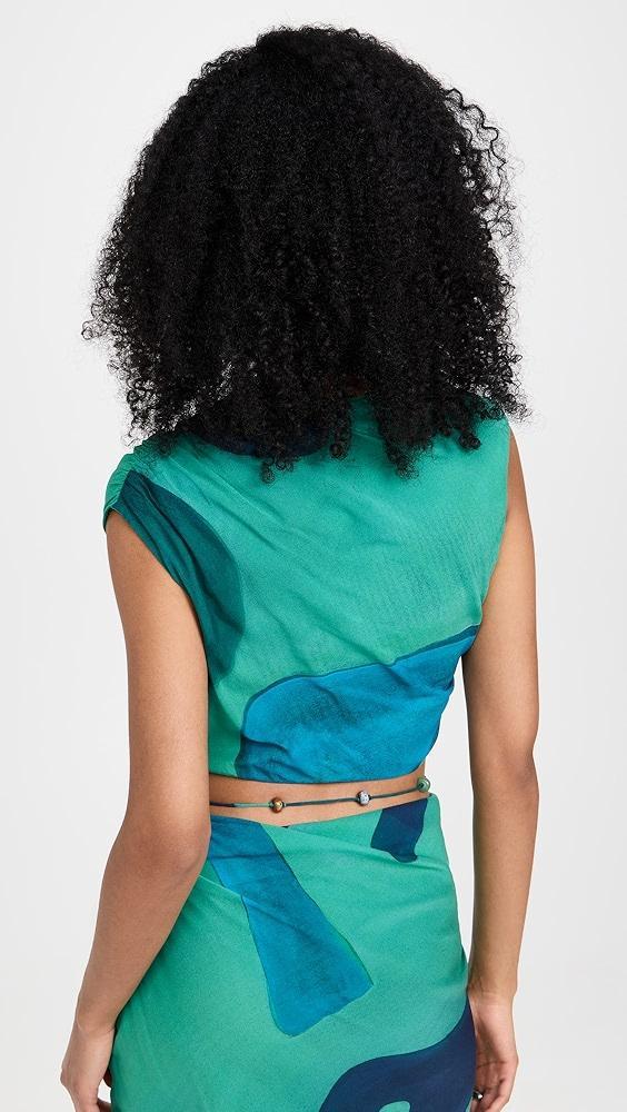 SIR. Frankie Gathered Midi Top | Shopbop Product Image