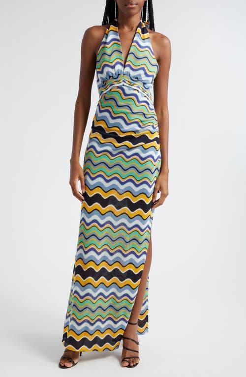 Ramy Brook Alia Wavy Stripe Dress Product Image