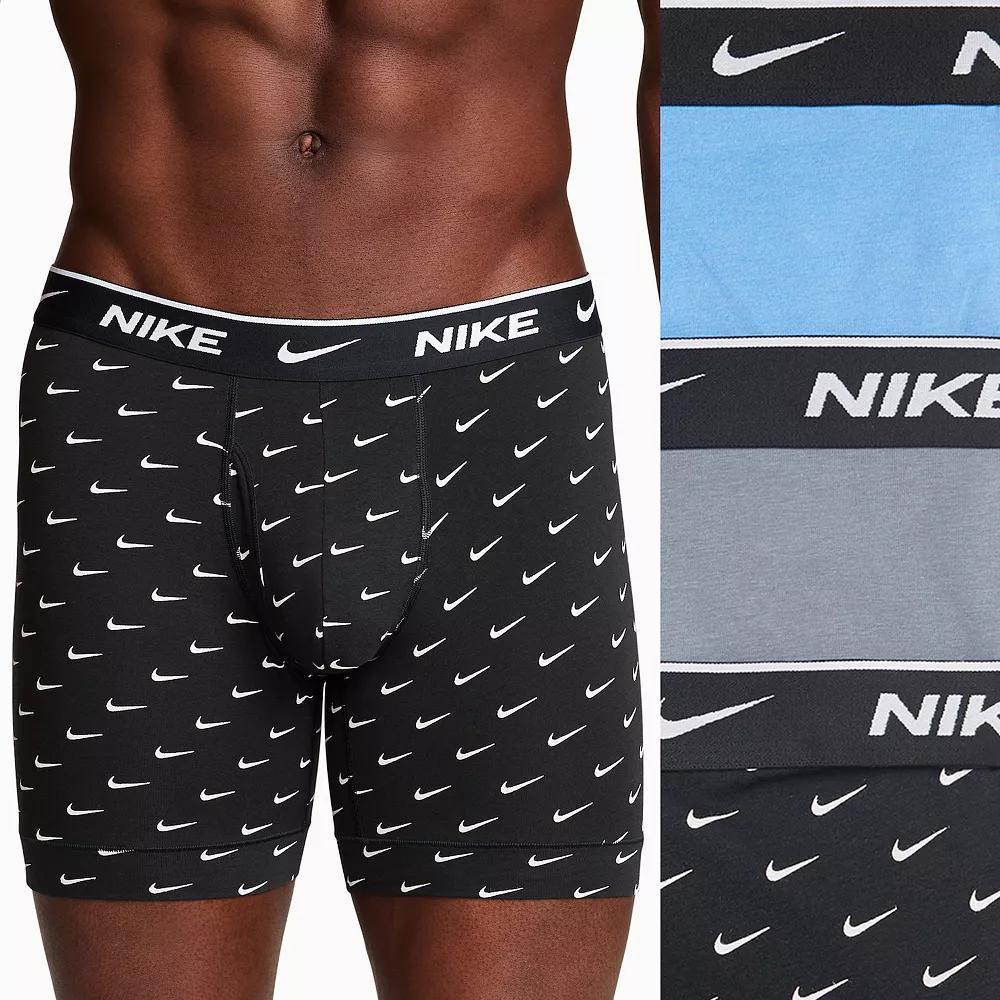 Nike Mens Stretch Cotton Boxer Briefs (3-Pack Product Image