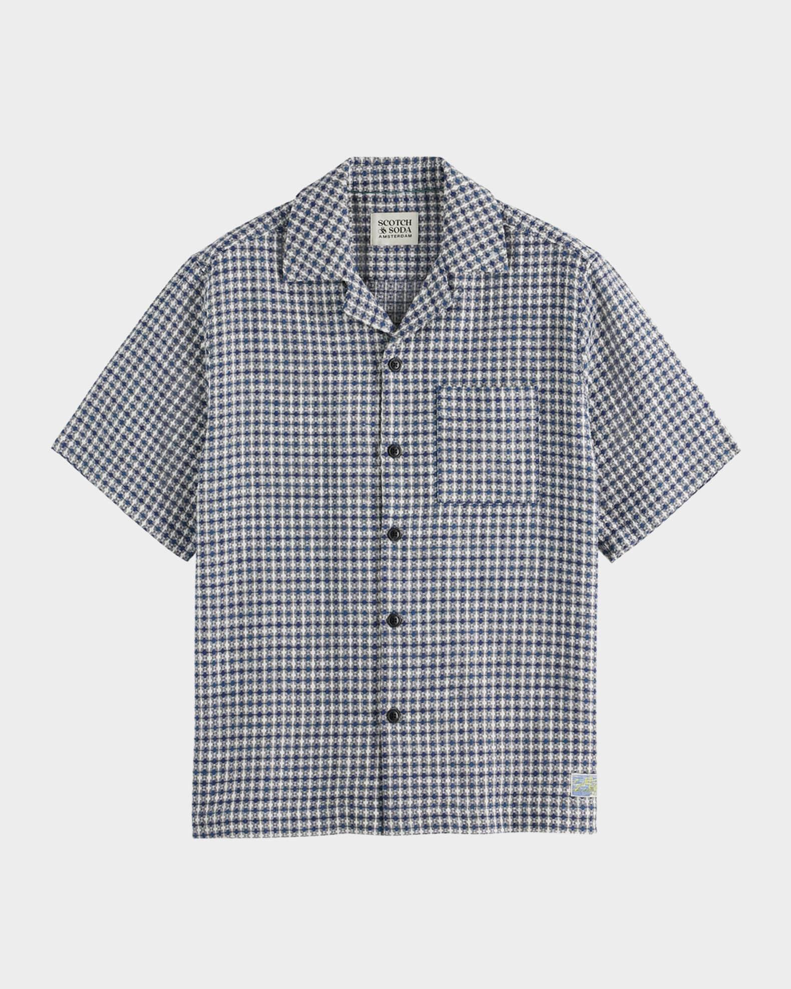 Men's Relaxed Jacquard Camp Shirt Product Image