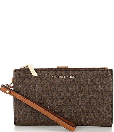 Michael Kors Signature Logo Jet Set Double Zip Wristlet Product Image