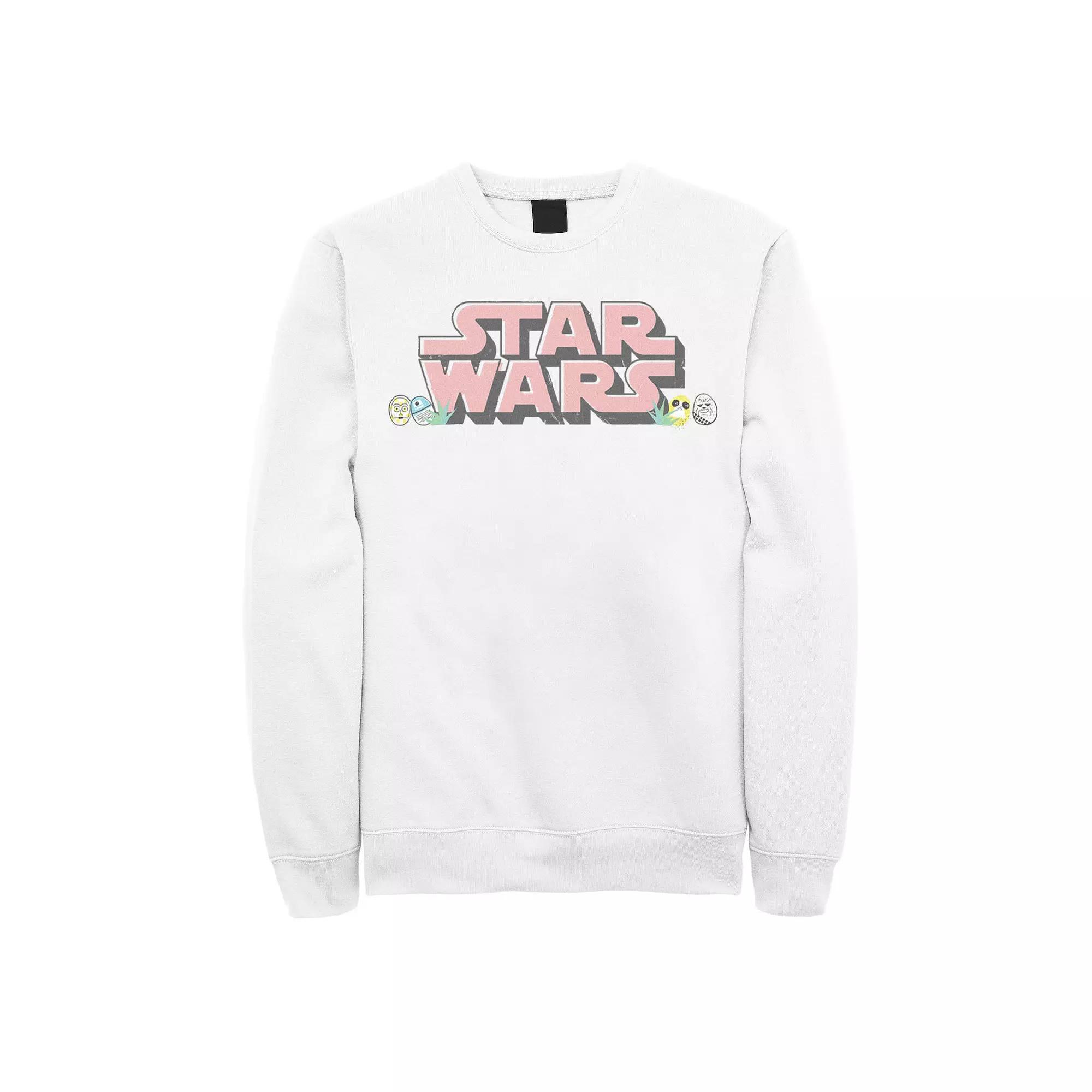 Men's Star Wars Easter Themed Chest Logo Sweatshirt,  Product Image