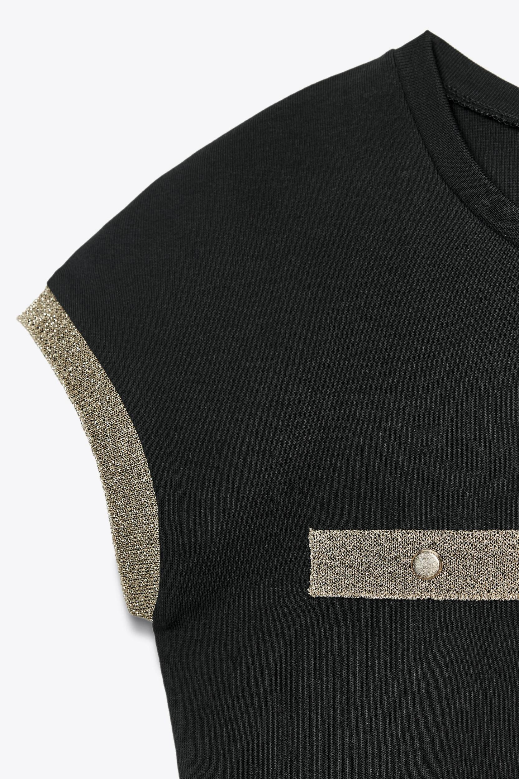 METALLIC THREAD T-SHIRT Product Image