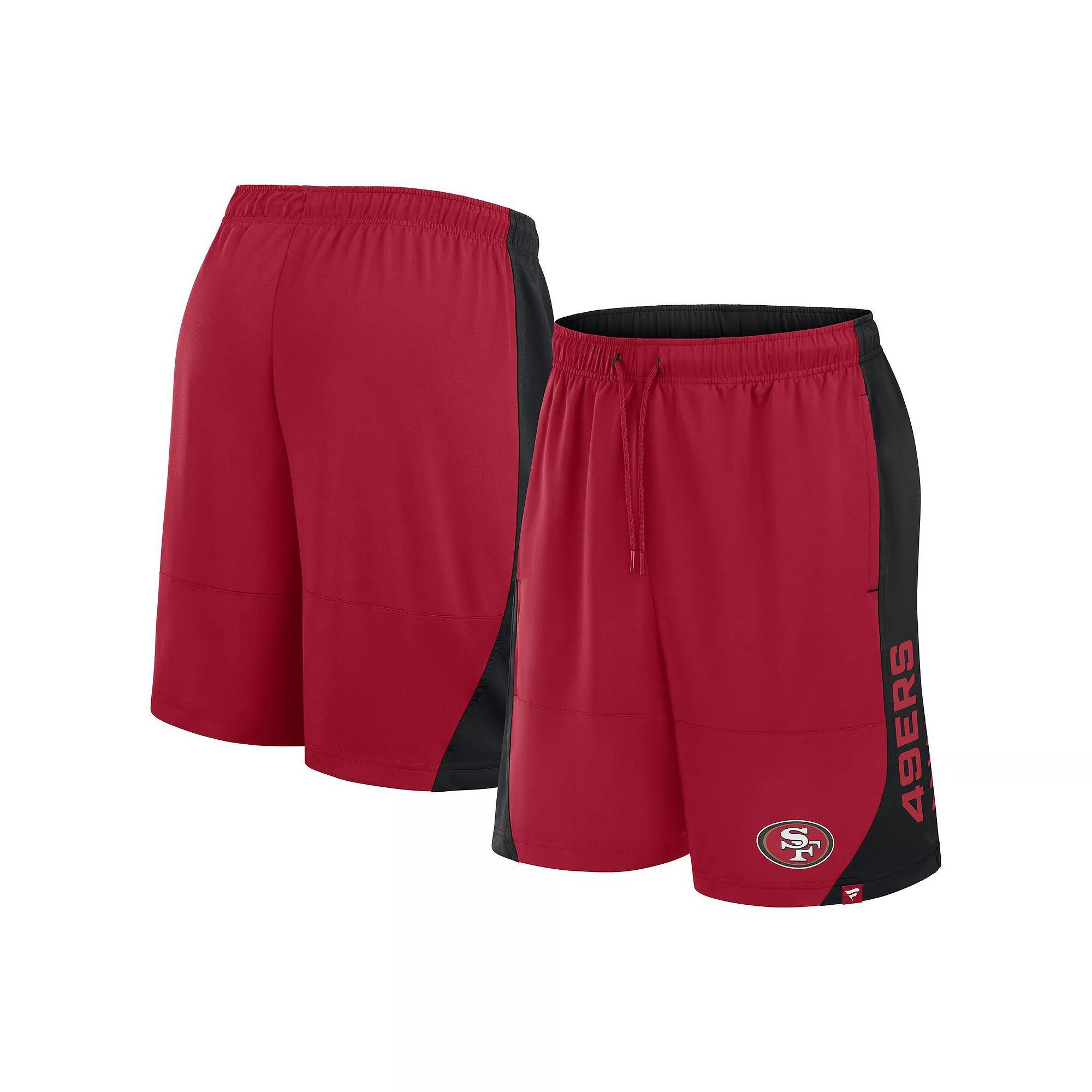 Men's Fanatics Scarlet San Francisco 49ers No Defense Shorts,  Product Image