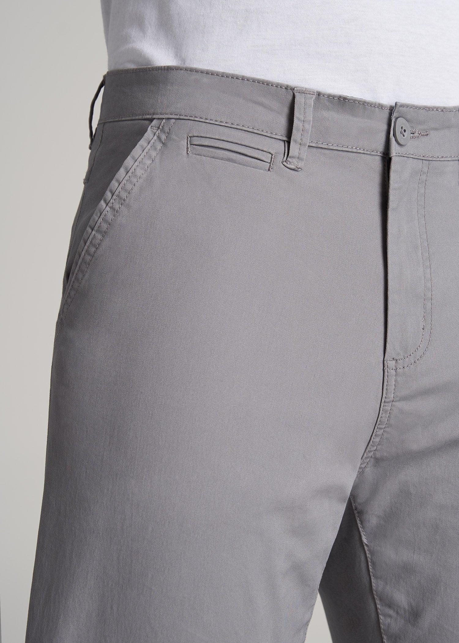 J1 STRAIGHT Leg Chinos in Black - Pants for Tall Men Product Image