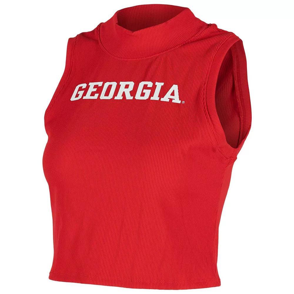 Women's ZooZatz Red Georgia Bulldogs Cropped Tank Top, Size: XS Product Image