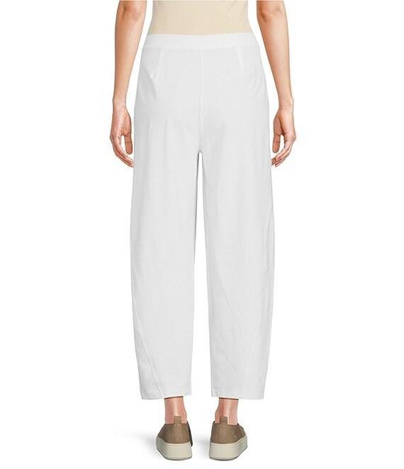 Eileen Fisher Washable Stretch Crepe Lantern Ankle Pants Product Image