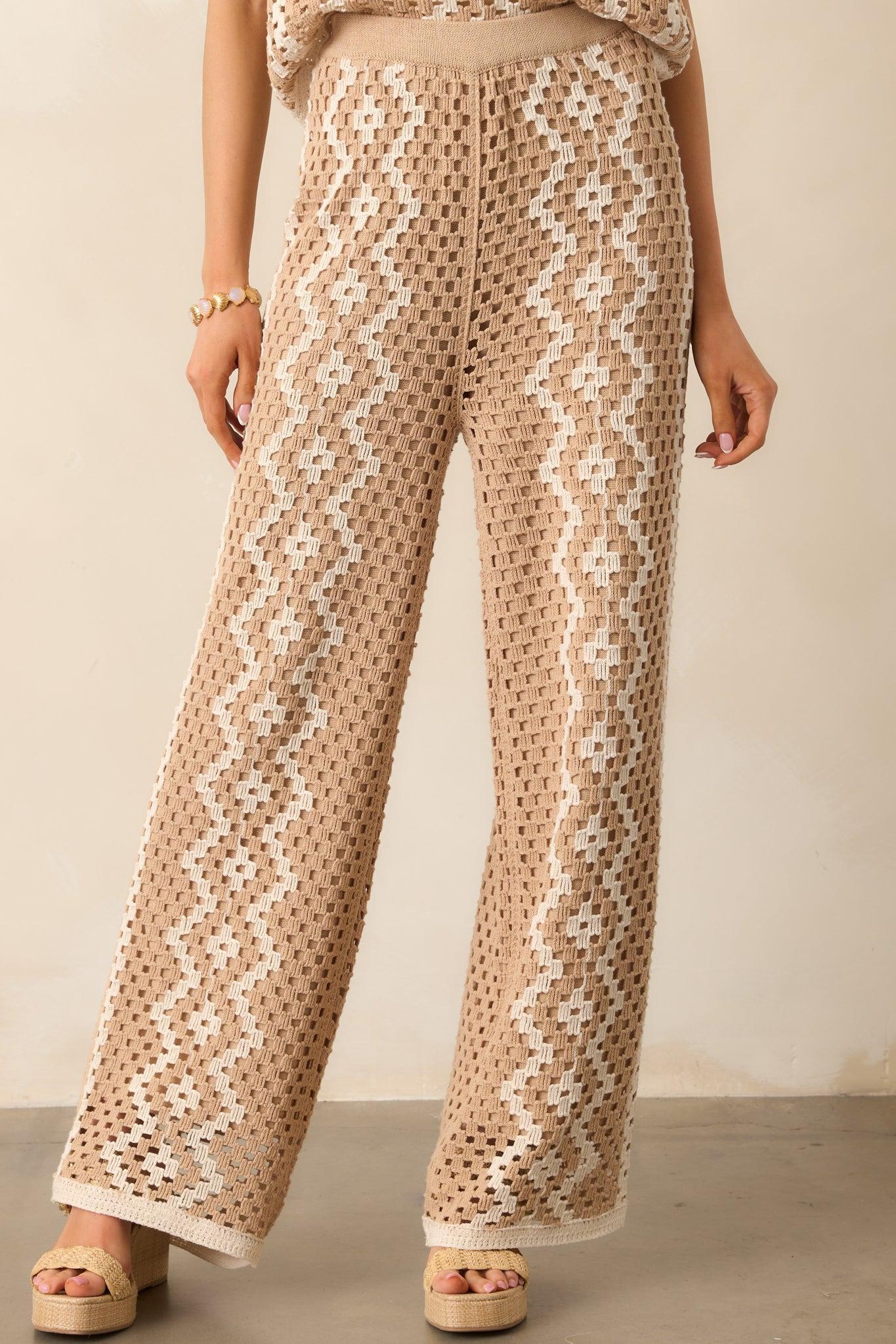 Z Supply Natural Loma Crochet Pant Product Image