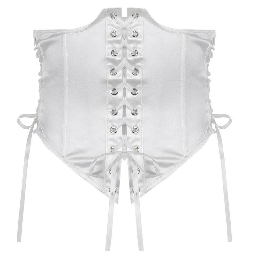 Bell-Sleeve Mini Dress / Corset Belt Product Image