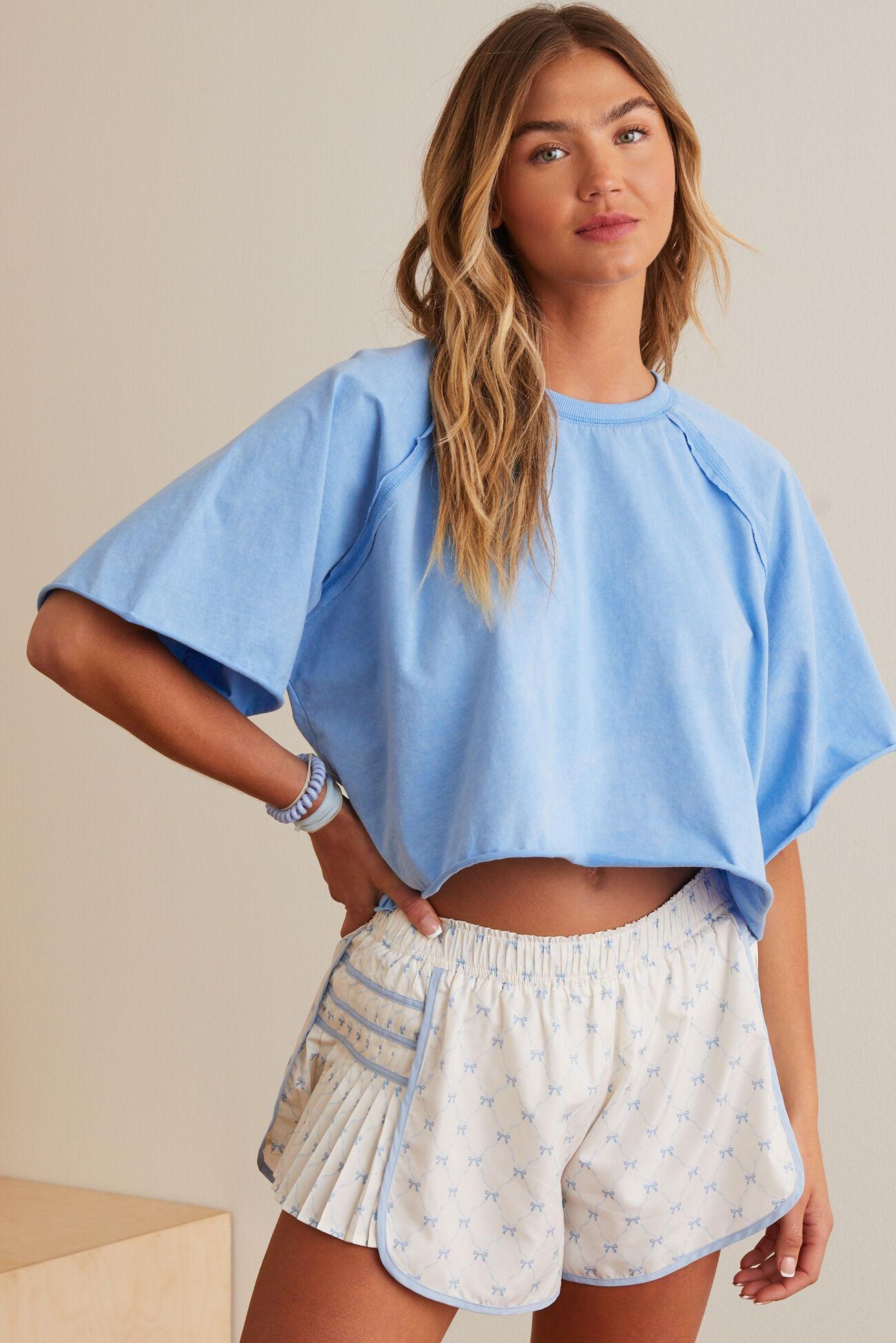 Finish Line Boxy Cropped Tee Product Image