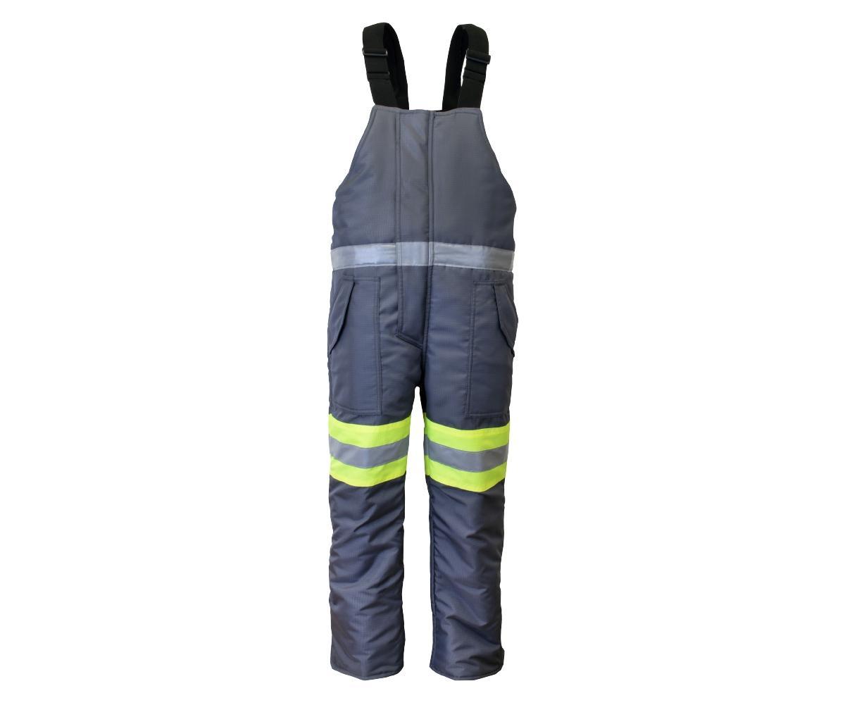 RefrigiWear Mens Freezer Edge Warm Insulated Bib Overalls with Reflective Tape Product Image