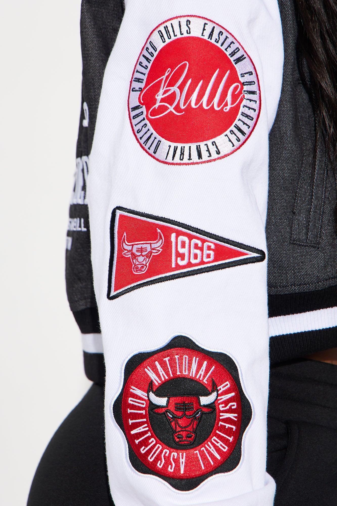 Bulls Home Game Jacket - Black Wash Female Product Image