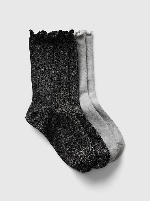 Ruffle Crew Socks (2-Pack) Product Image