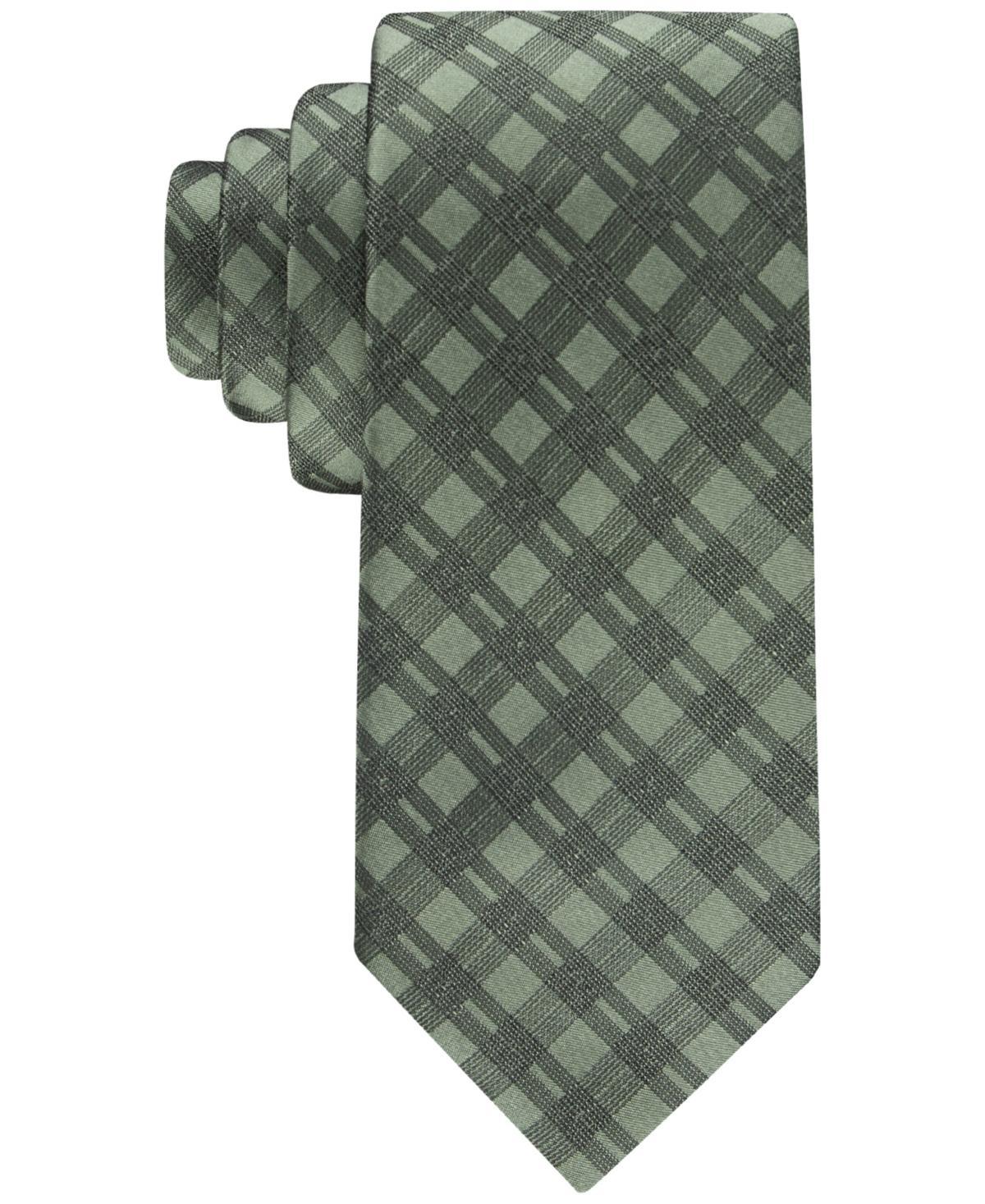 Calvin Klein Mens Double-Rail Grid Tie Product Image