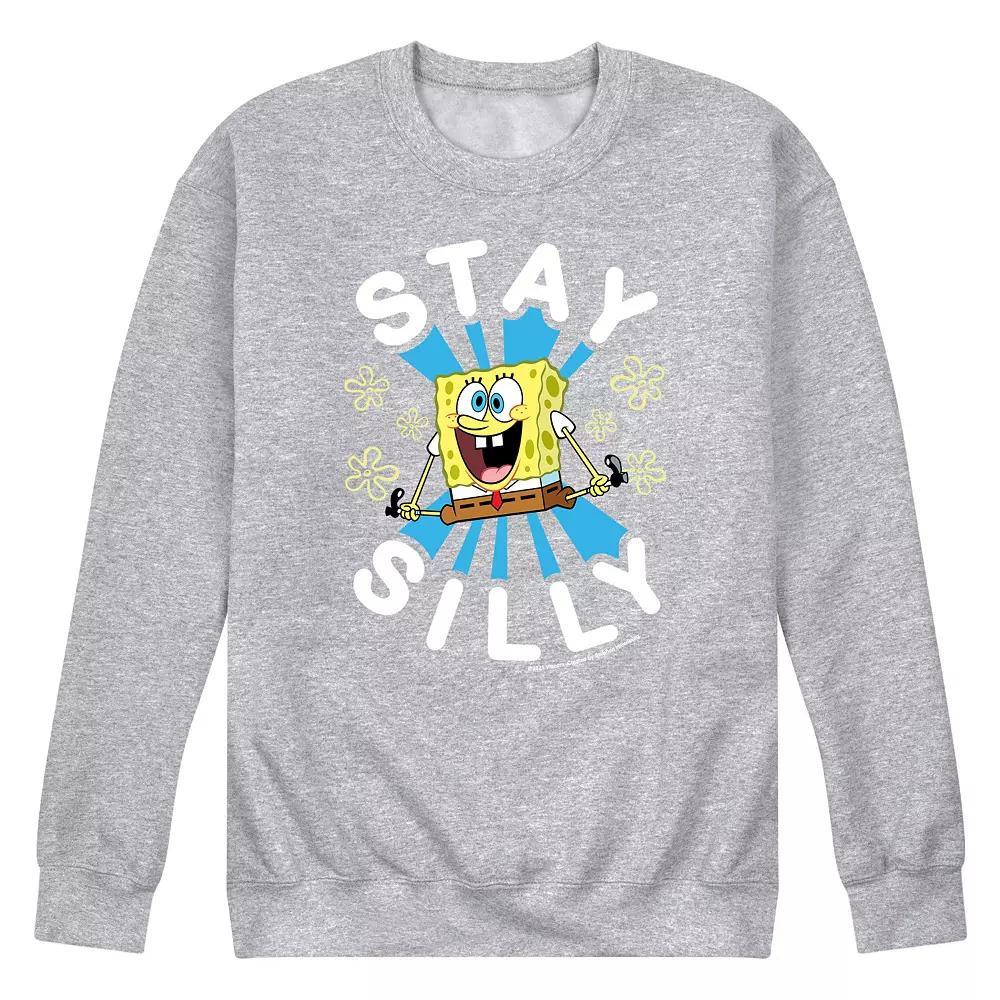 Men's SpongeBob SquarePants Stay Silly Sweatshirt,  Product Image