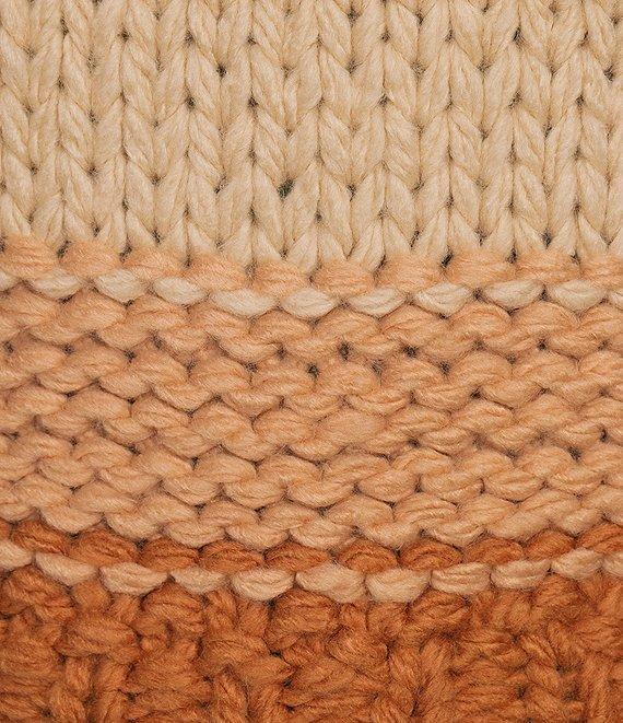 Sadie & Sage Butter Pecan Stripe Chunky Sweater Product Image