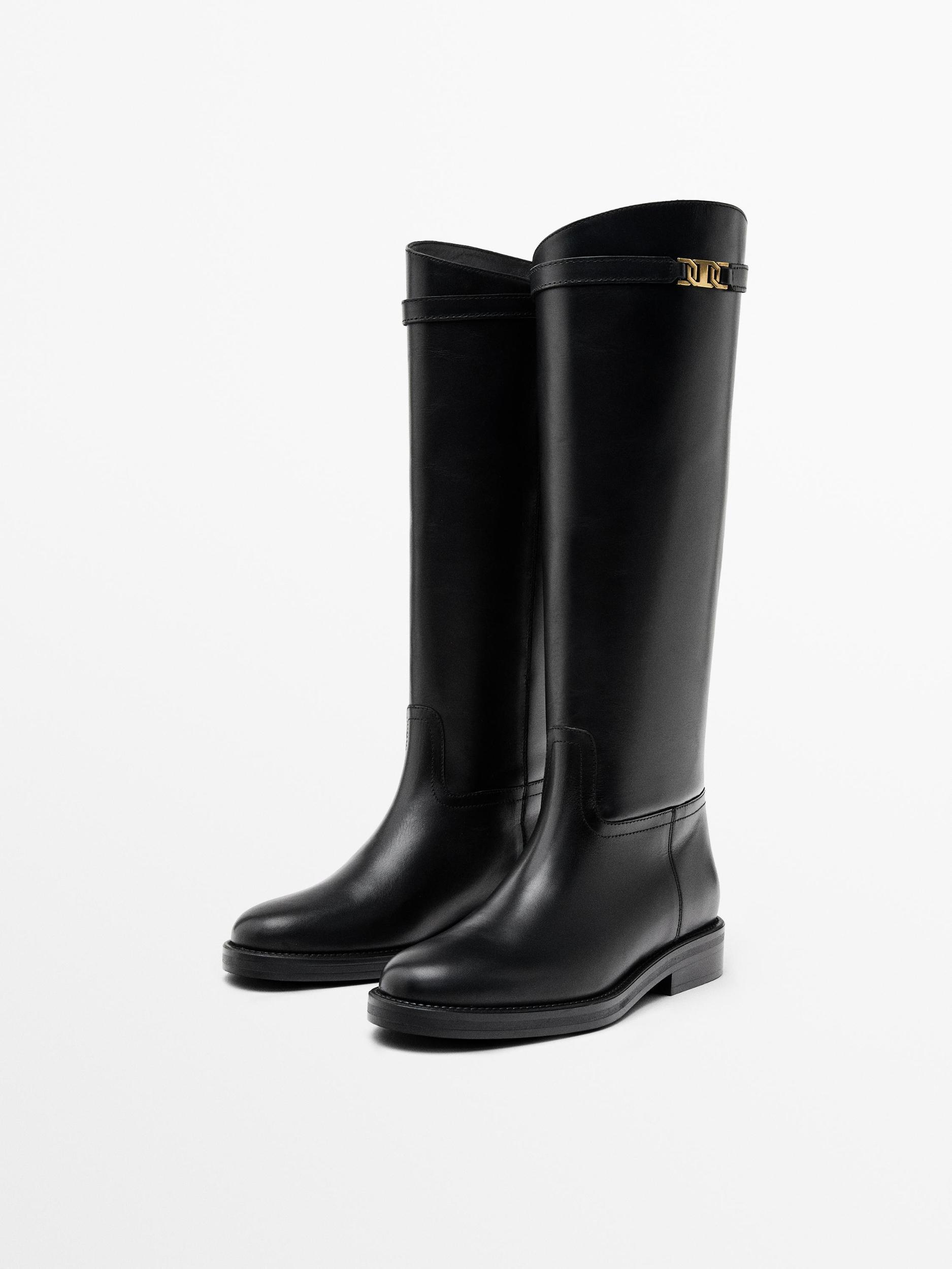 Leather riding boots Product Image