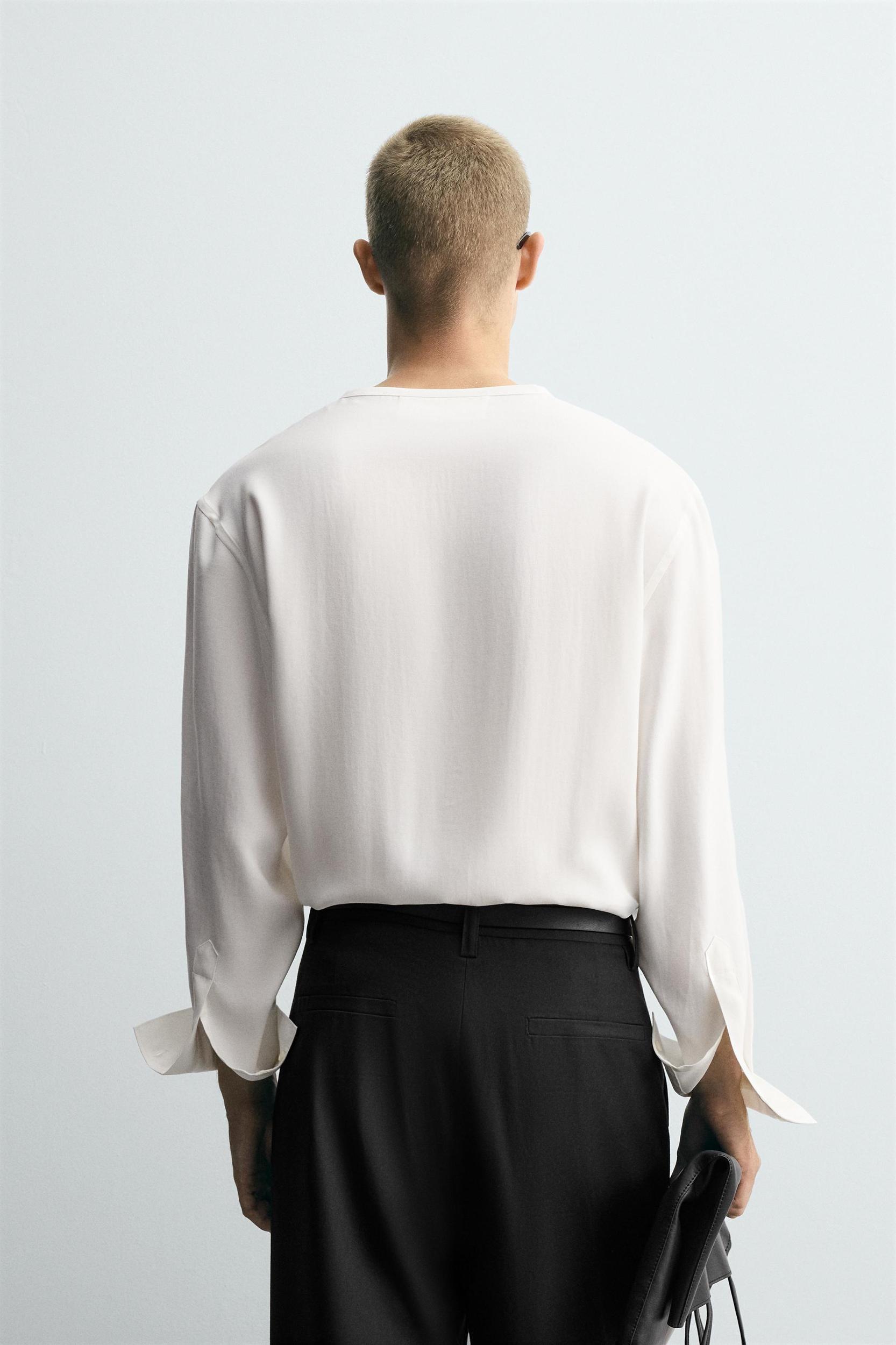 RELAXED FIT FLOWY SHIRT Product Image