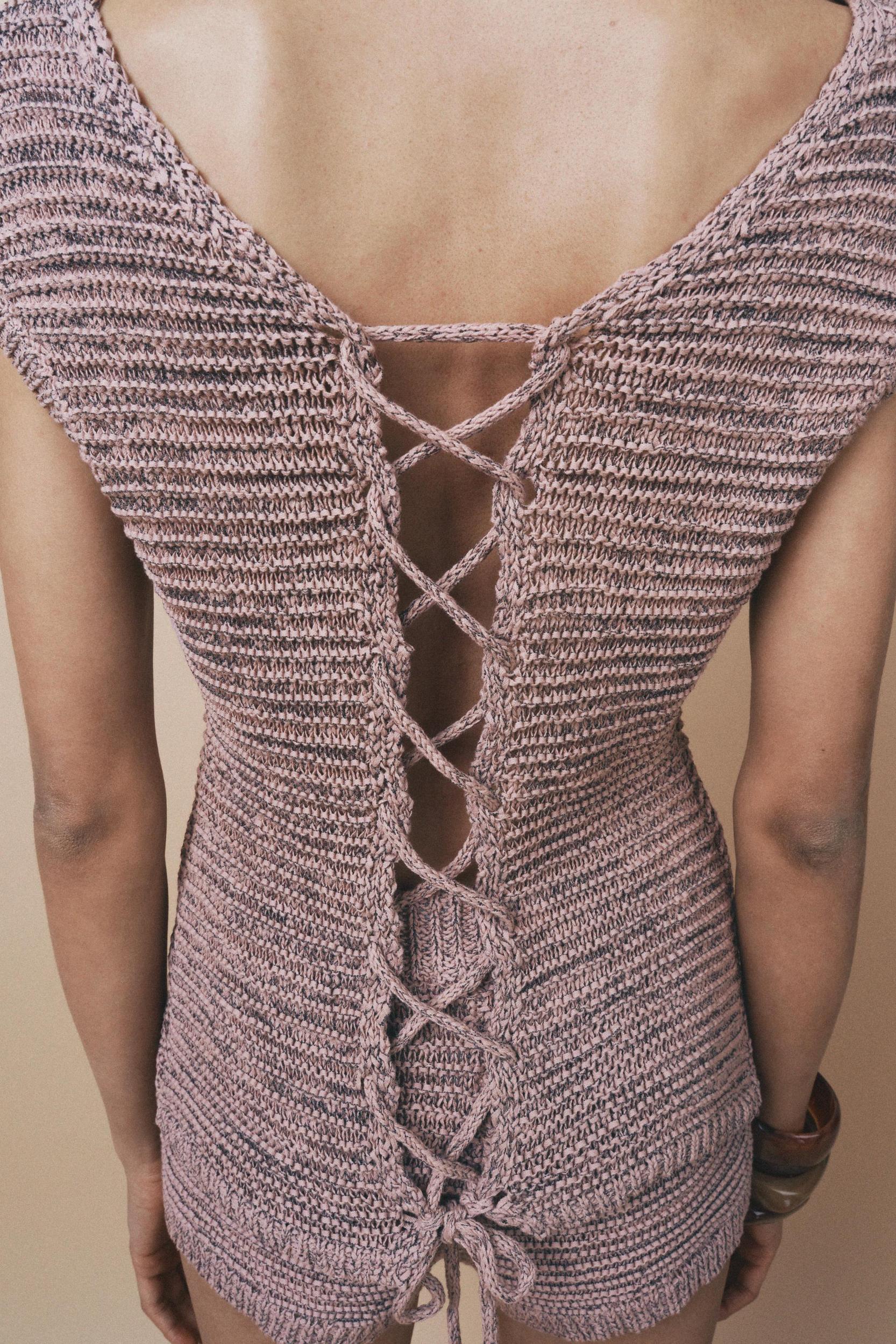 TEXTURED KNIT SHORTS Product Image