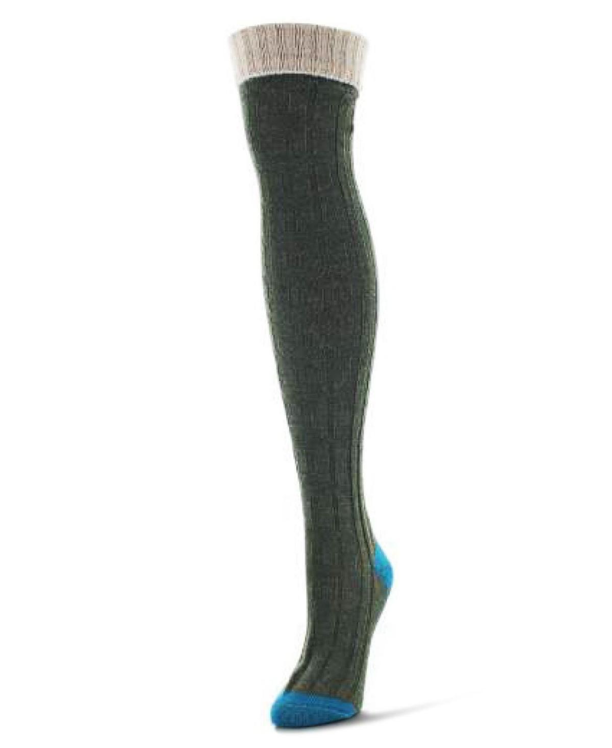 MeMoi Womens Mixed Color Over The Knee Socks Product Image