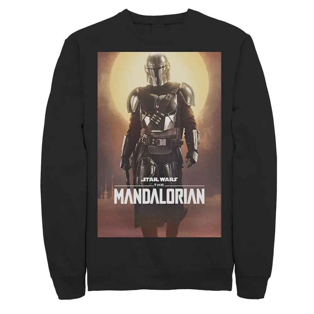 Men's Star Wars The Mandalorian Character Poster Sweatshirt,  Product Image