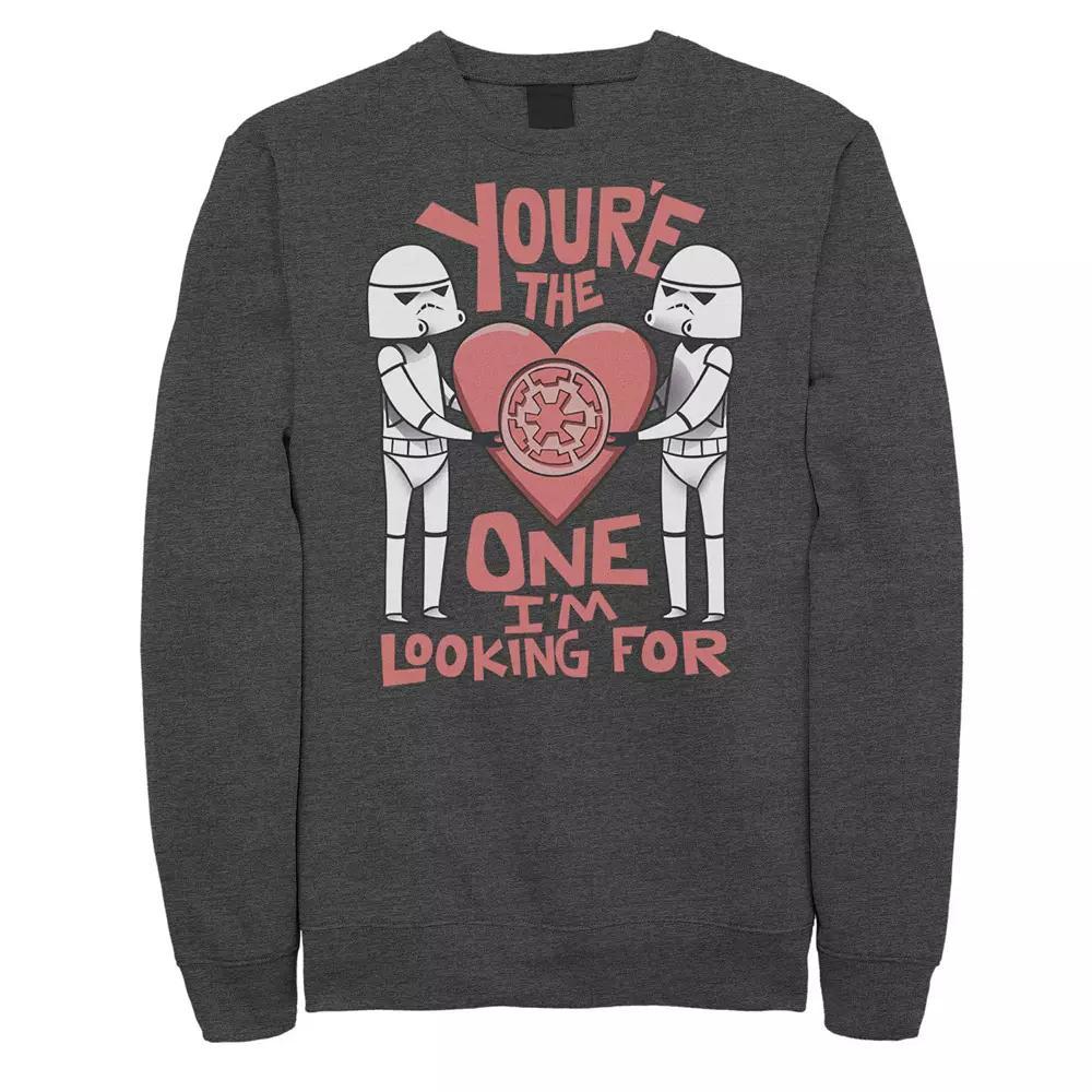 Men's Star Wars Valentine's "The One I'm Looking For" Sweatshirt,  Product Image