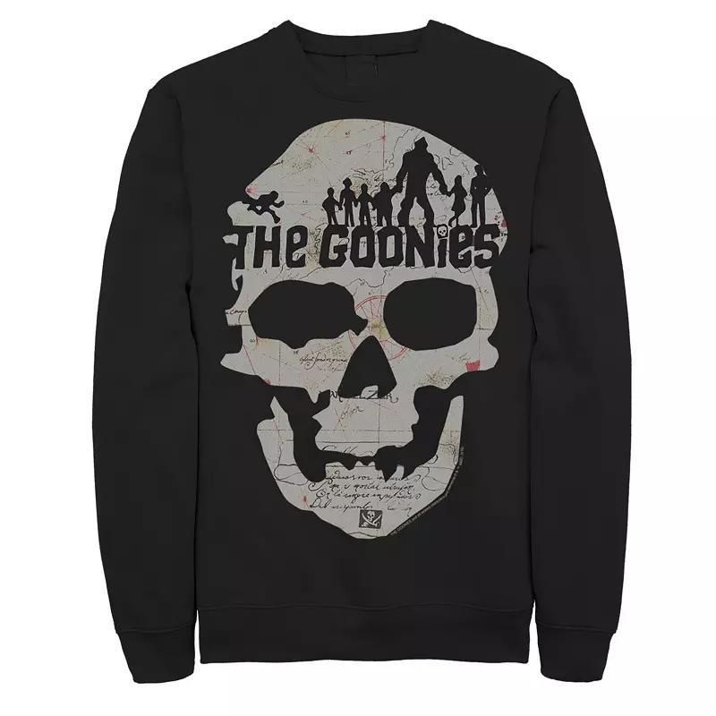 Mens The Goonies Skeleton Map Poster Sweatshirt Product Image