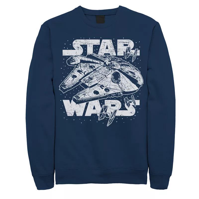 Men's Star Wars Hyperdrive Sweatshirt, Size: 3XL, Blue Product Image