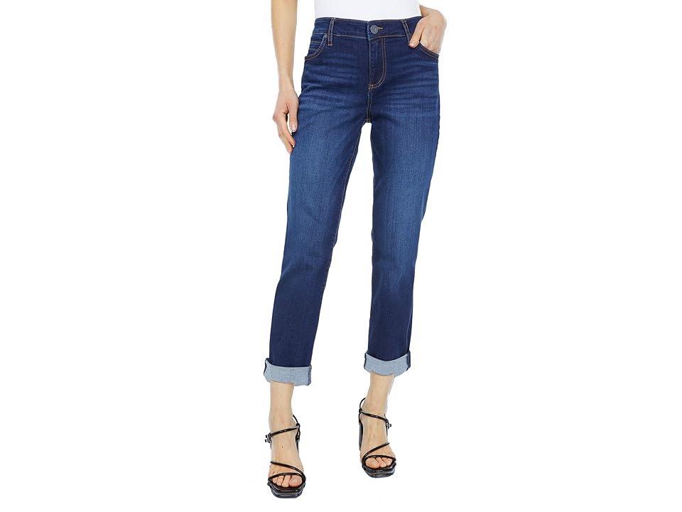 KUT from the Kloth Catherine Roll-Up Cuff Boyfriend Jeans Product Image