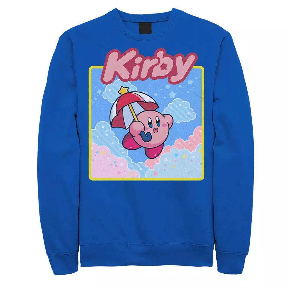 Men's Nintendo Kirby Flying With Umbrella Graphic Fleece,  Product Image