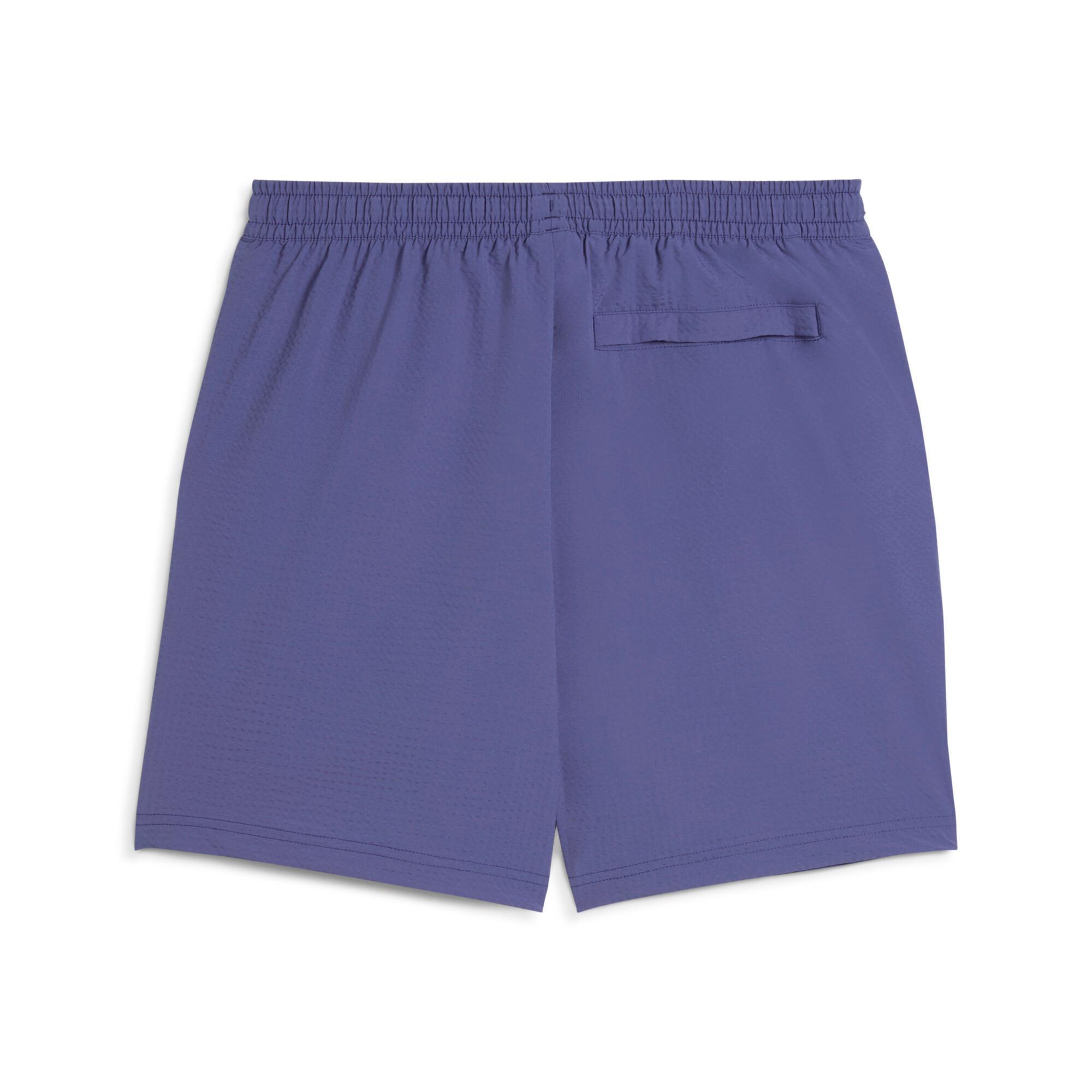 WARDROBE ESSENTIALS Men's Seersucker Relaxed 6" Shorts Product Image