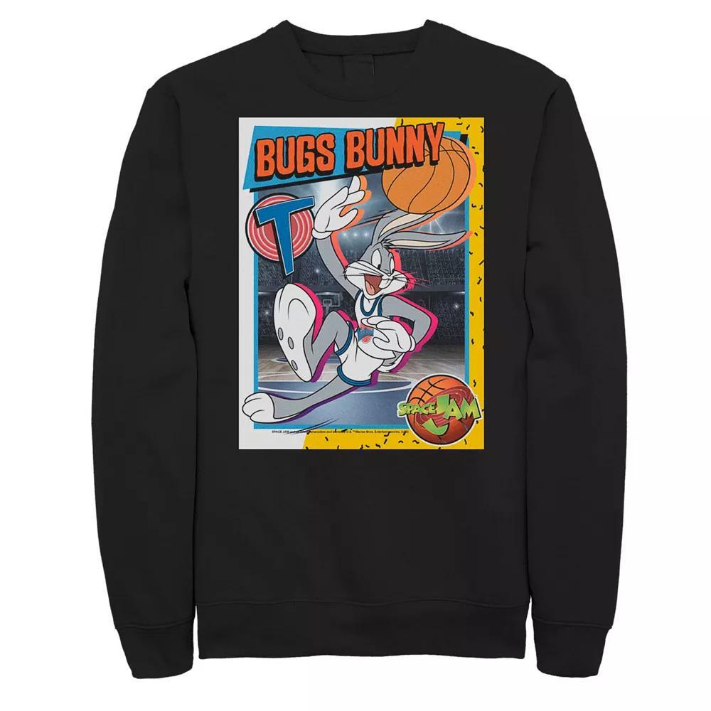 Men's Looney Tunes Space Jam Bugs Bunny Trading Card Sweatshirt,  Product Image