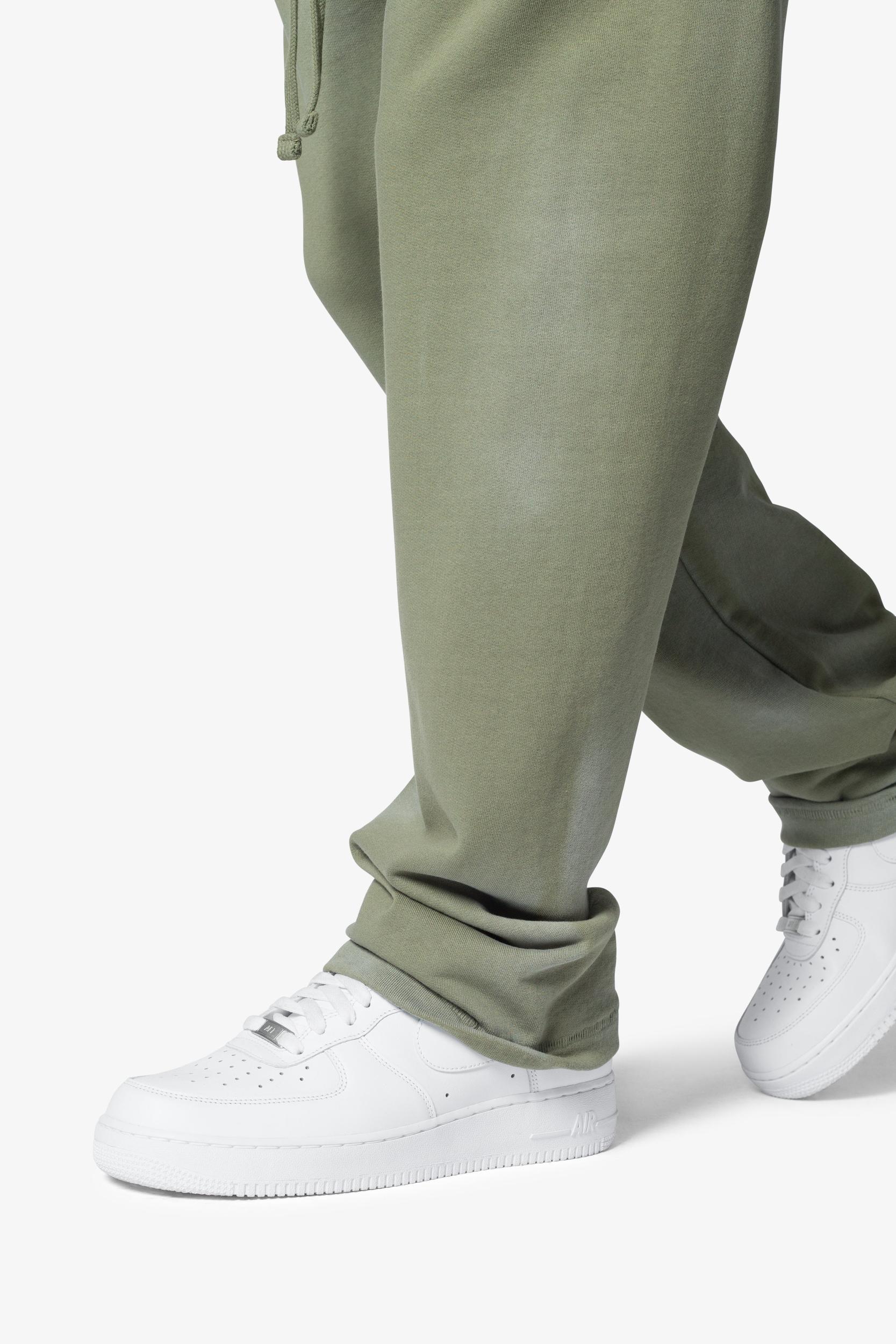 Faded Relaxed Every Day Sweatpants - Washed Olive Product Image
