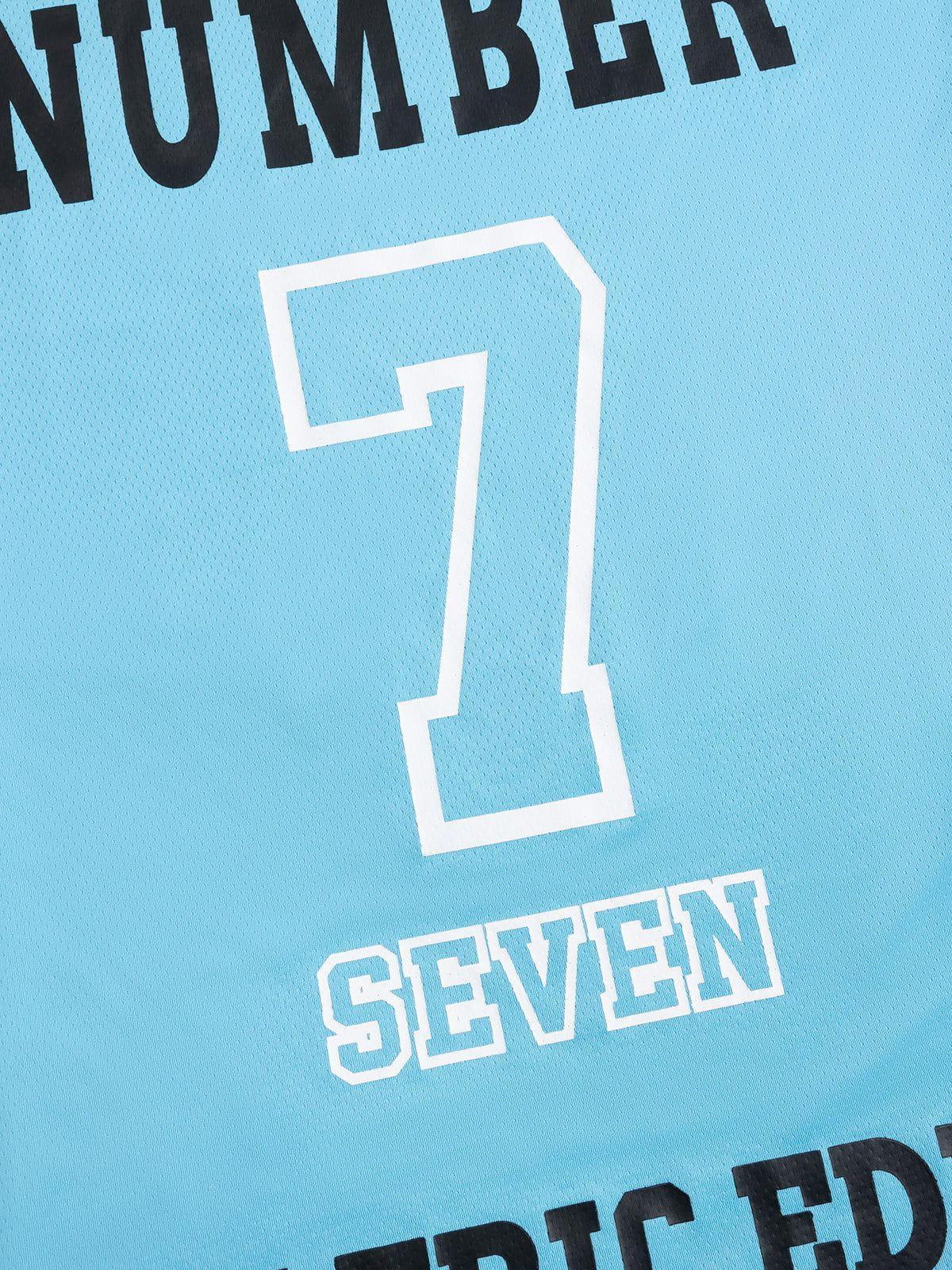 Aelfric Eden Contrast Color Blocking Football Jersey Product Image