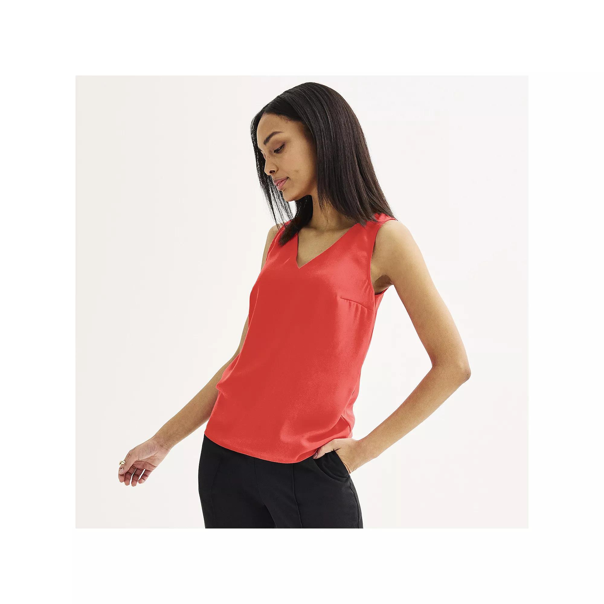 Women's Nine West V-Neck Tank Top,  Product Image