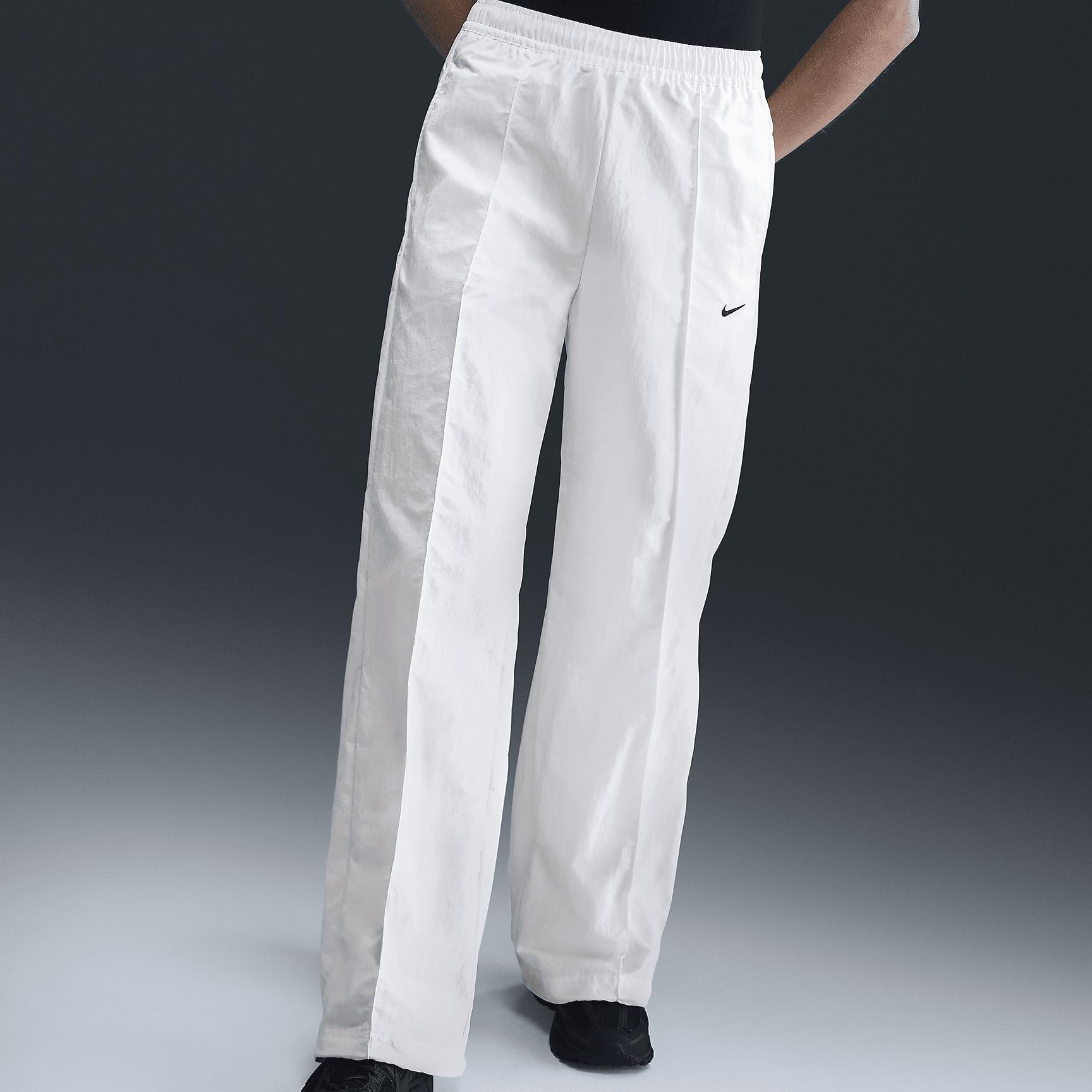 Womens Nike Sportswear Everything Wovens Mid-Rise Open-Hem Pants | FQ3588-338 Product Image