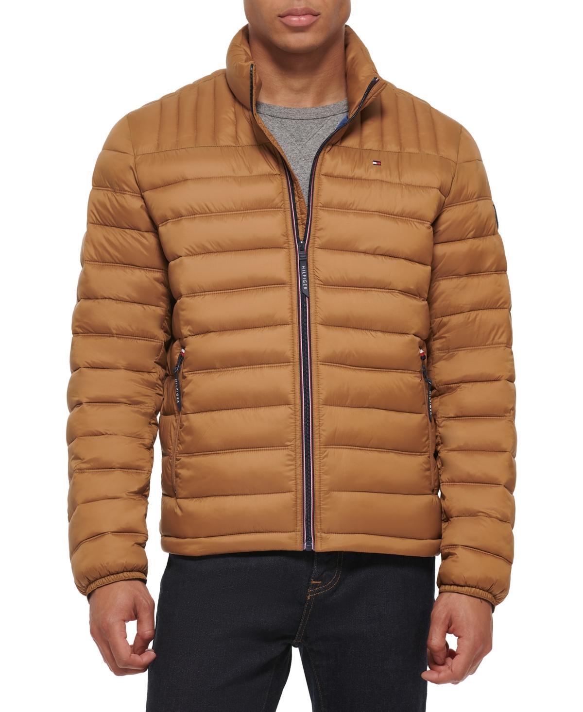 Men's Tommy Hilfiger Packable Puffer Jacket, Size: Small, Red Product Image