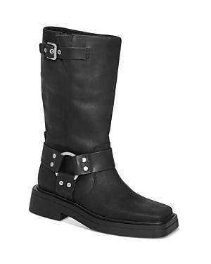 Vagabond Womens Eyra Square Toe Biker Style Block Heel Boots Product Image