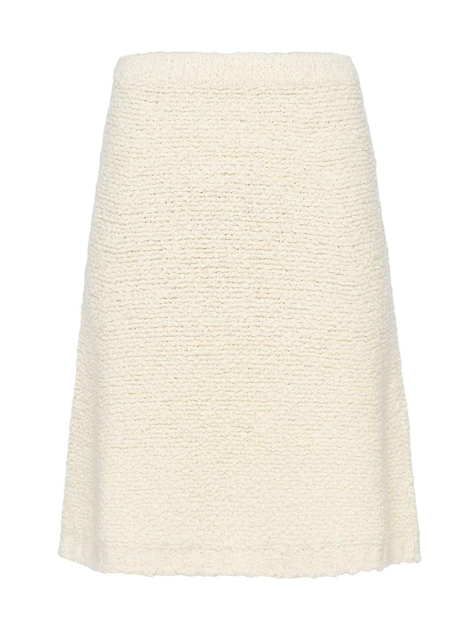 Wool Boucle Skirt Product Image