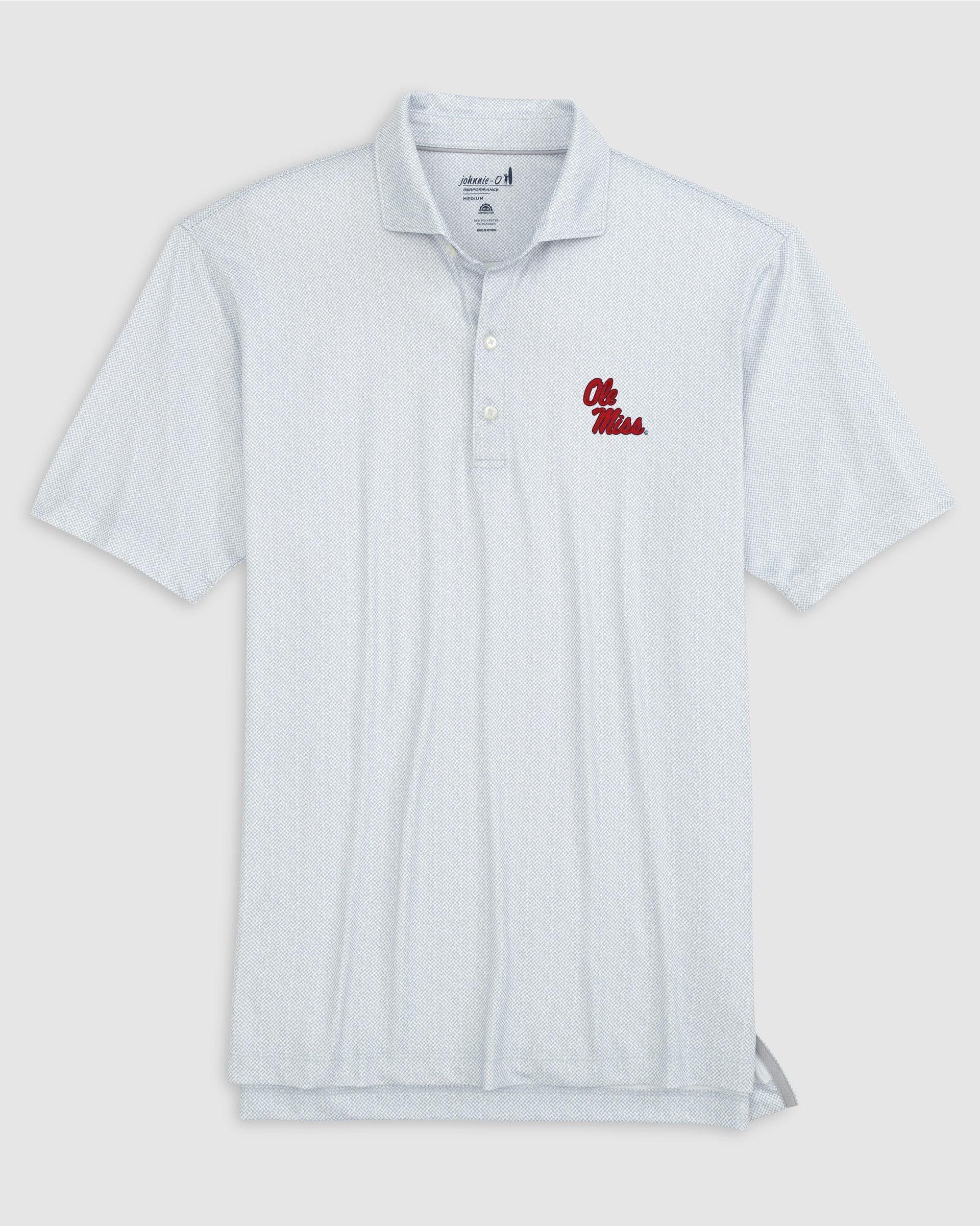 johnnie-O Ole Miss Hinson Jersey Performance Polo - Stacked Logo Product Image