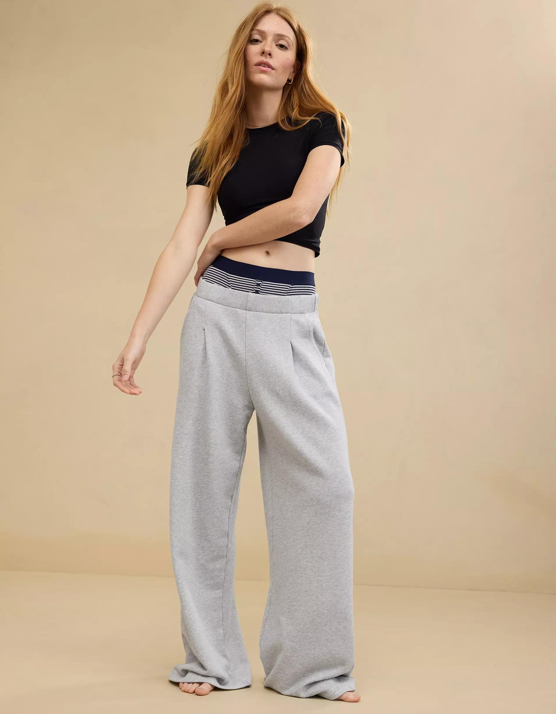 Aerie Cozy New Heights Fleece Trouser Product Image