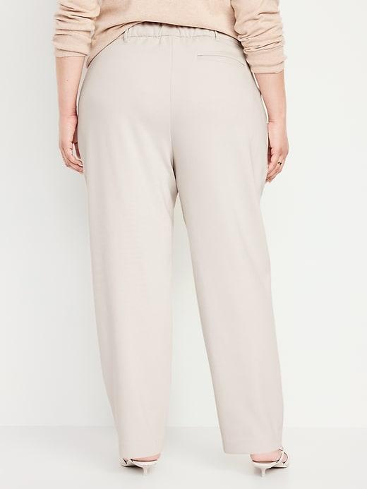 Extra High-Waisted Taylor Trouser Straight Pants Product Image