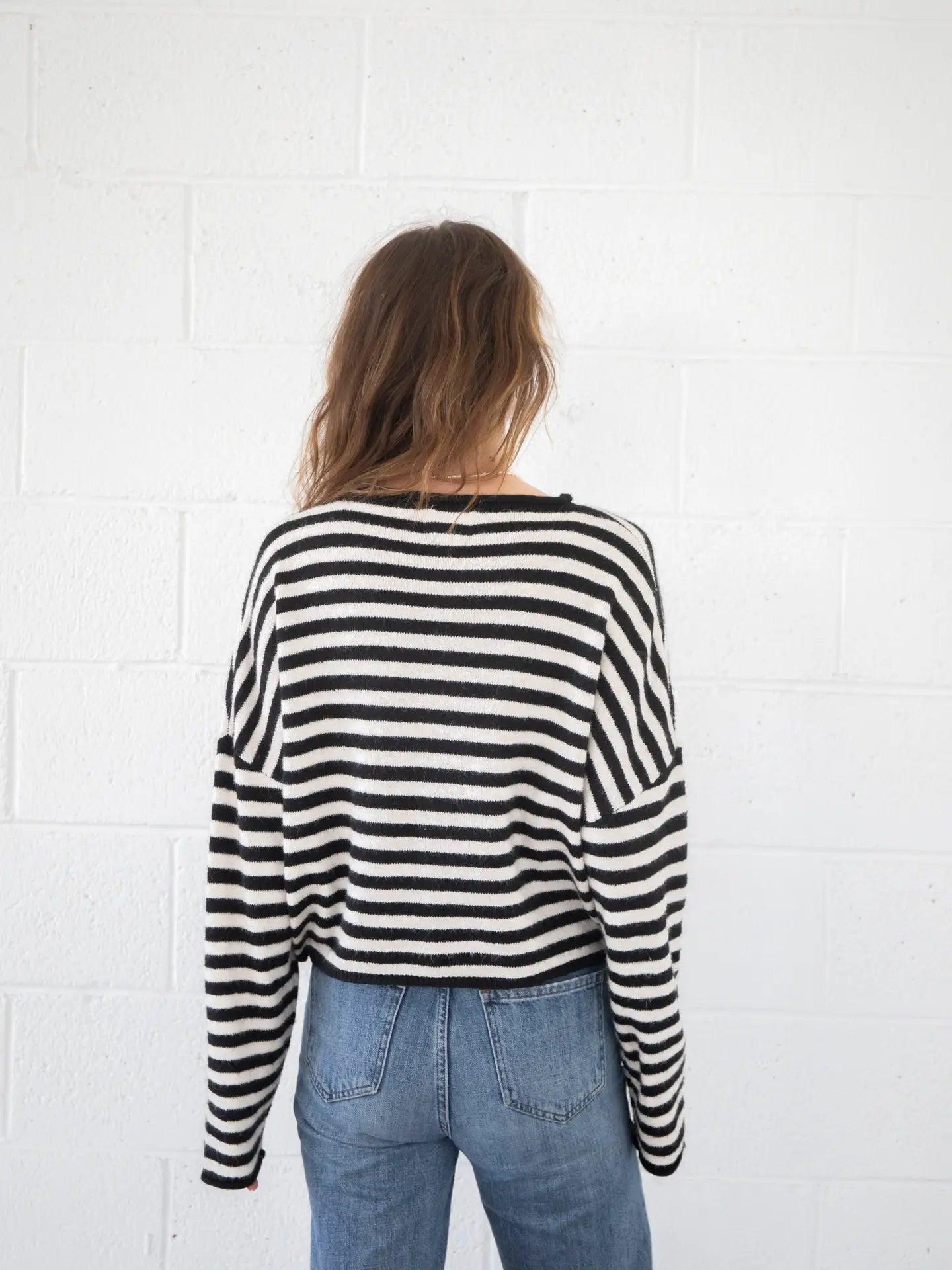 Striped Piper Cardigan Product Image