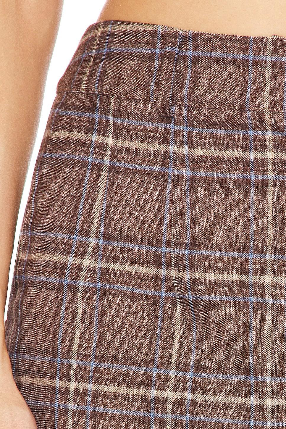 Lovers and Friends Leah Mini Skirt in Brown Plaid Multi Product Image