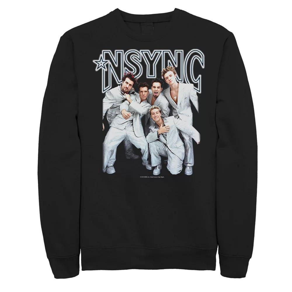 Mens Nsync Group Shot Portrait Sweatshirt Product Image