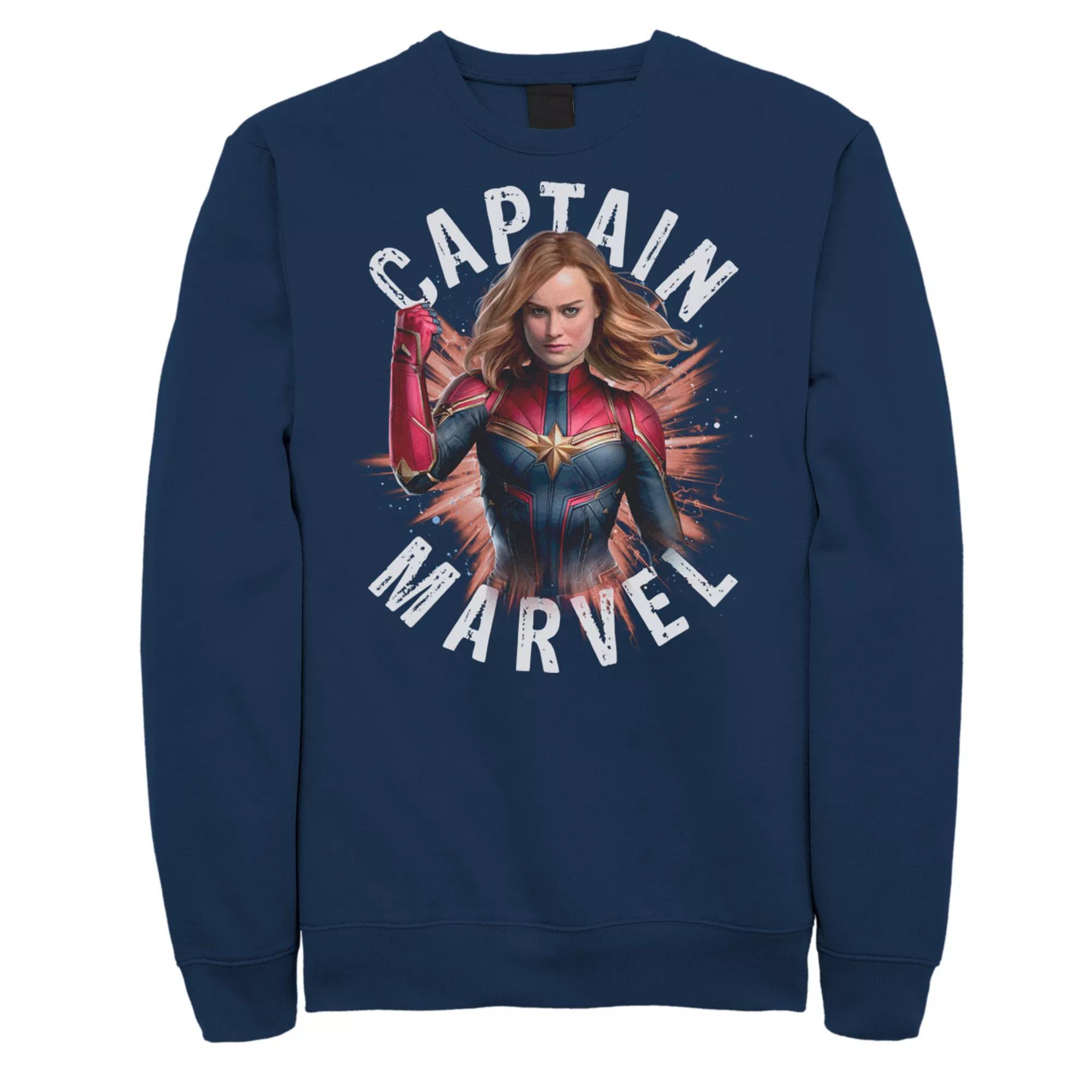 Men's Marvel Captain Marvel Sweatshirt,  Product Image