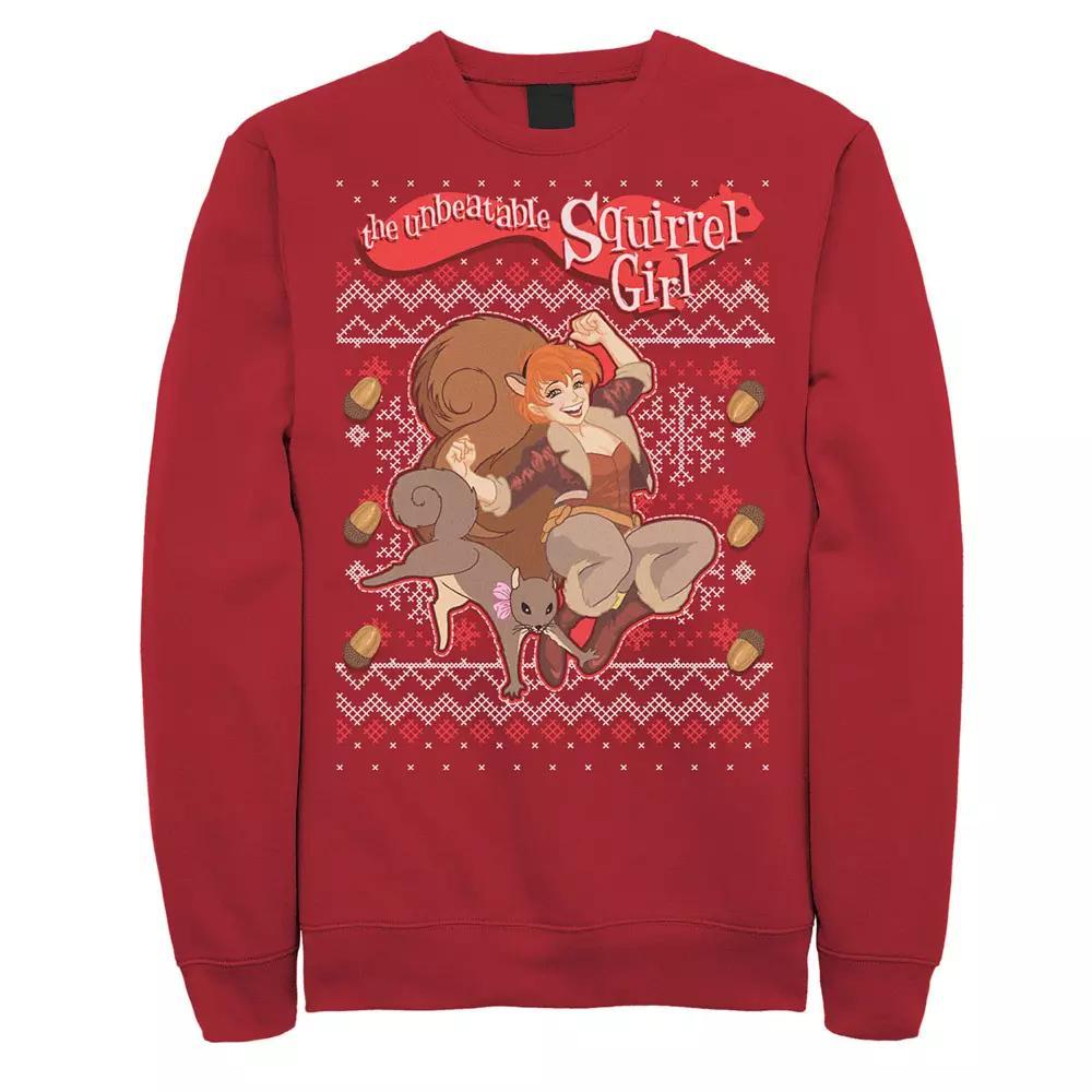 Men's Marvel Squirrel Girl Ugly Christmas Fleece,  Product Image